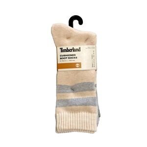 Timberland Cushioned Boot Socks 3 Pairs One Size, Women’s Size 6.5-9.5